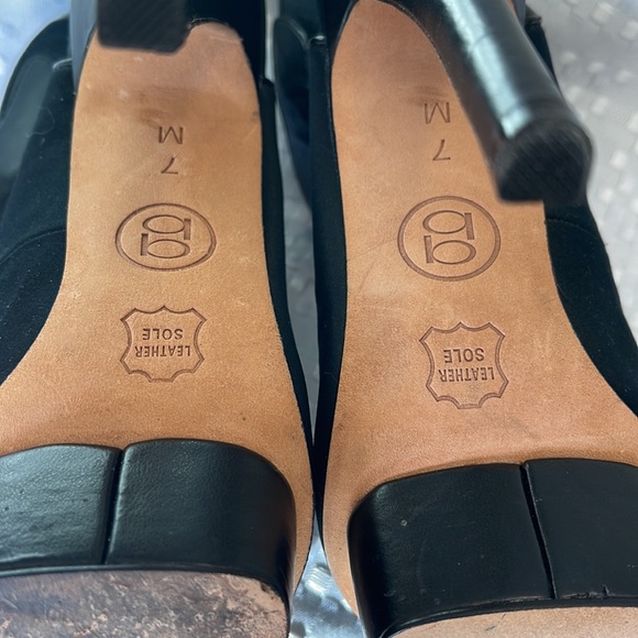 🌸Bebe 6” platform black stilettos high heels with adjustable Velcro straps - Picture 7 of 12